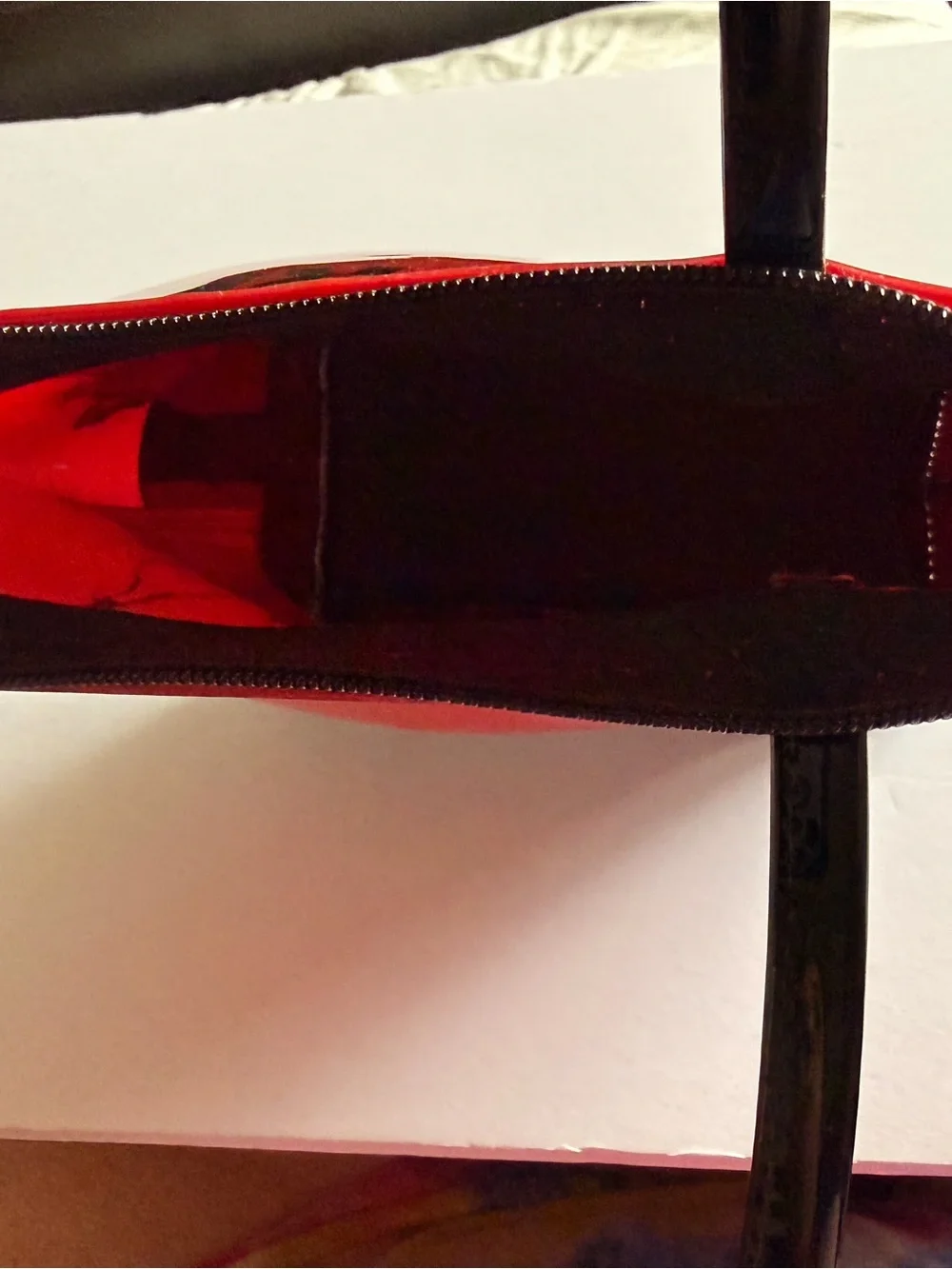 Macy’s New York City Red Tote Bag with Black Handles